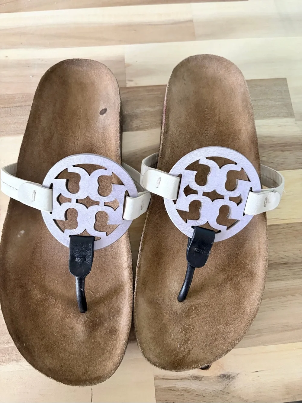Tory Burch Miller Cloud Sandal Spring Lavender/Perfect Black/New Ivory